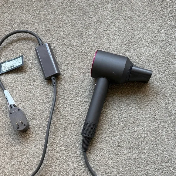 Dyson Hair Dryer in Pink and Black - Picture 3 of 3